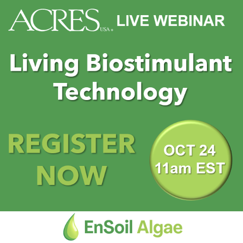 ACRES LIVE WEBINAR - Living Biostimulant Technology